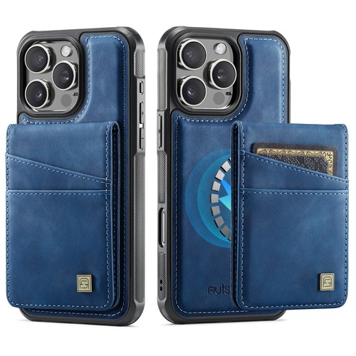 Custodia portafoglio AutSpace Flip in pelle per iPhone Samsung rimovibile 2 in1 cover - Foto 36 di 53
