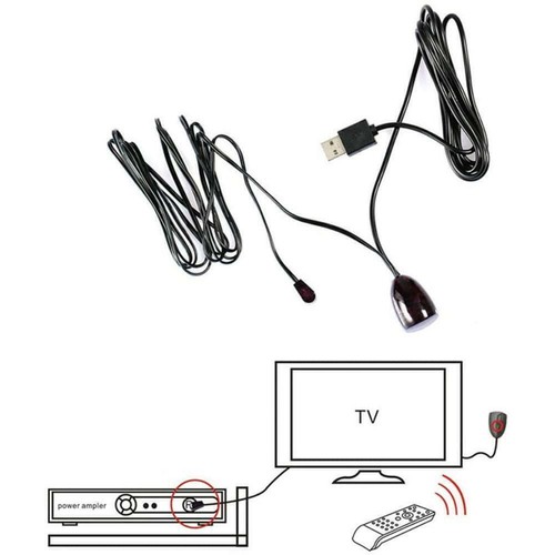 Infrared USB Remote Control Receiver Extender Repeater Adapter 5V G7Q8 Q1F9 - Picture 7 of 9