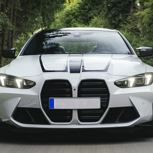 Reemplazo de ventilación de conducto de entrada de aire delantero de fibra de carbono para BMW G80 M3 G82 G83 M4 2021 arriba - Imagen 2 de 12