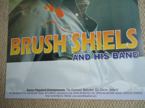 BRUSH SHIELS & HIS BAND GIG POSTER 1997UNRELEASED CONCERT POSTER 19YRS LOVELYGEM - Picture 4 of 7