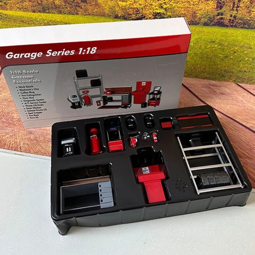 1/18 Diorama Garage Props Model Set Car Repair Workshops Scene Display Model Toy - Picture 21 of 21