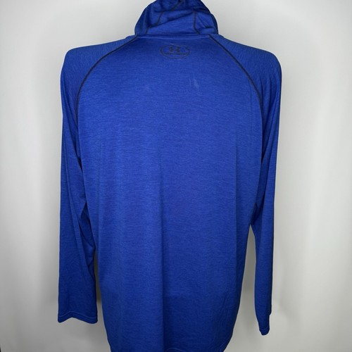 UNDER ARMOUR Lacrosse Hoodie Langarmshirt Herren XL blau HeatGear Workout LAX - Bild 5 von 9