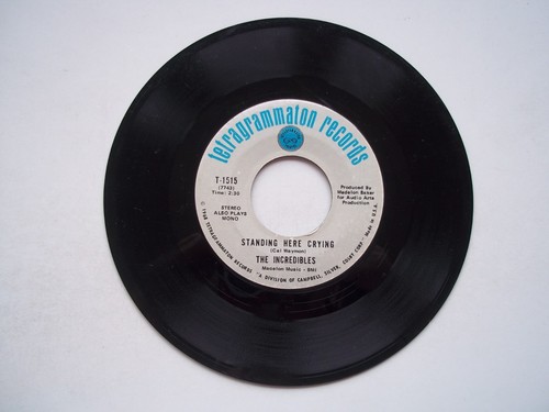 THE INCREDIBLES - Standing Here Crying / All Of A Sudden - 45 RPM 7" Record - Picture 3 of 6
