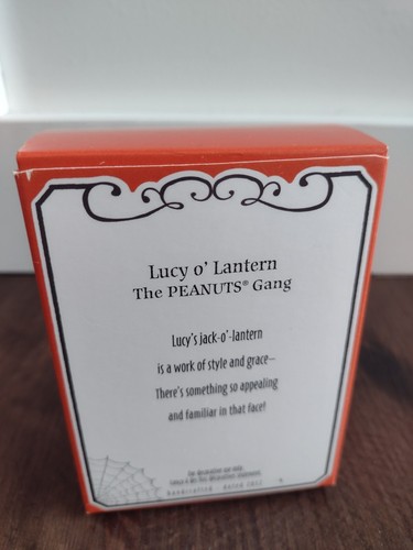 Peanuts Gang Lucy O’ Lantern 2012 Halloween Hallmark Keepsake Ornament New - Picture 2 of 2