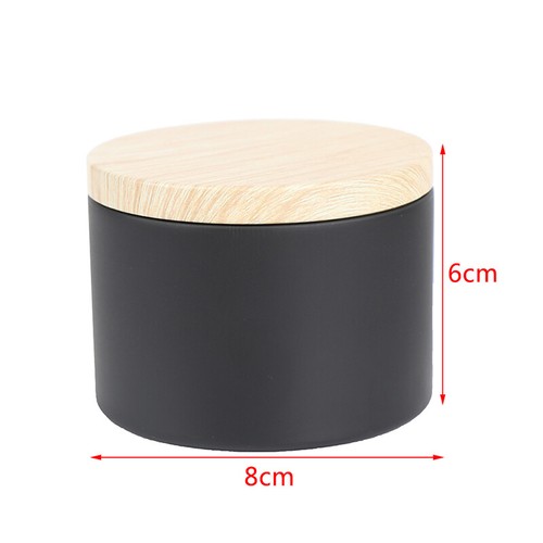 Candle Making Tinplate Empty Storage Jars Wood Grain Lids Cosmetic Pot Tea Box{ - Picture 3 of 15