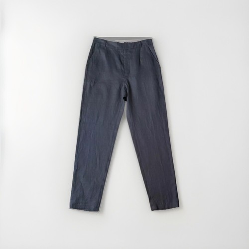 Pantaloni eleganti casual Agnes b pantaloni 100% lino grigio pantaloni donna taglia EU 36