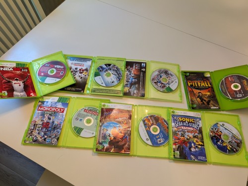 XBOX 360 Game Bundle Lot NBA Madden Monopoly Sonic Pitfall Banjo - Picture 3 of 3