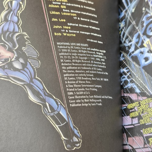 Nightwing: Love And Bullets (2000) DC Comics TPB Chuck Dixon Erstdruck - Bild 5 von 6