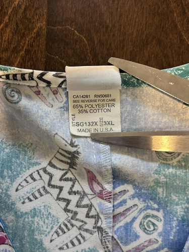 Barco Scrub Top Womens 3XL Animals Zoo Floral Sun Short Sleeve Work Shirt USA - Picture 5 of 13