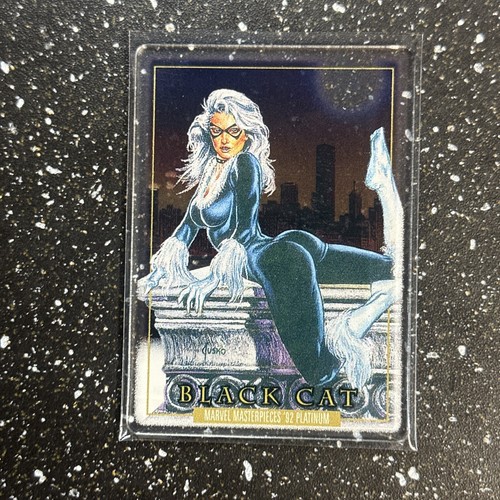 Marvel Masterpieces 92 Platinum Black Cat Plexi