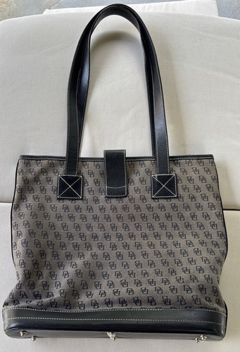 Dooney And Bourke Canvas Leather Logo Shoulder Bag Classic READ - Picture 5 of 19