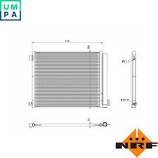 CONDENSER AIR CONDITIONING 350469 FOR NISSAN MICRAIV HR12DR/HR12DDR 1.2L 3cyl