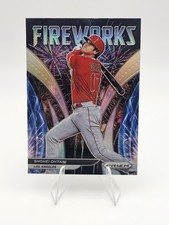 2022 Panini Prizm Fireworks Shohei Ohtani Silver Prizm #F-3 Los Angeles Angels