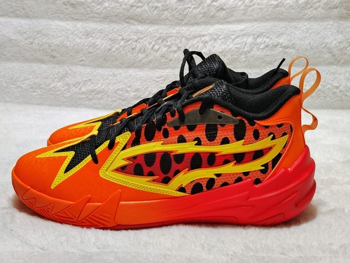 PUMA Scoot Zeros X Cheetos Black Orange Yellow 309840-02 Basketball Shoes Sz 10 - Picture 7 of 12