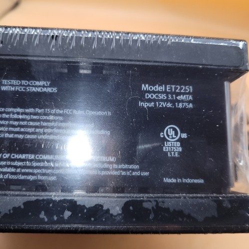 Spectrum ES2251 D3.1 2.5G eMTA DOCSIS Advanced Voice Modem Brand New - Picture 6 of 6