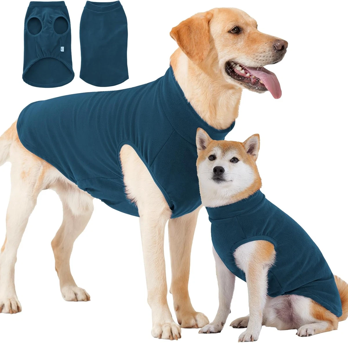 Felpa Con Cappuccio Mimetica Per Cani: Morbido Misto Cotone, Razze - 14