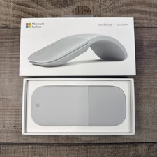 Microsoft FHD-00001 Wireless Surface Arc Touch Mouse 2 Buttons BT Light Gray