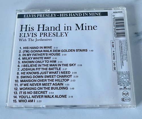 Elvis Presley His Hand In Mine CD ND83935 RCA Records 1960 - Picture 2 of 4