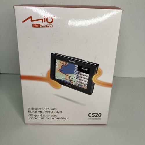 Mio DigiWalker C520 Widescreen GPS Digital Multimedia Player 4.3” Brand New - Picture 1 of 11