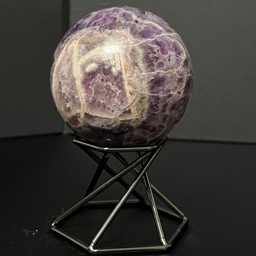 307G Raro Alta Calidad Púrpura Sueño Amatista Cuarzo Cristal Esfera Bola de Curación - Imagen 15 de 17