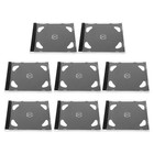  8 Pcs CD-Aufbewahrungsboxen DVD-Aufbewahrungshülle Tragbare -Fälle