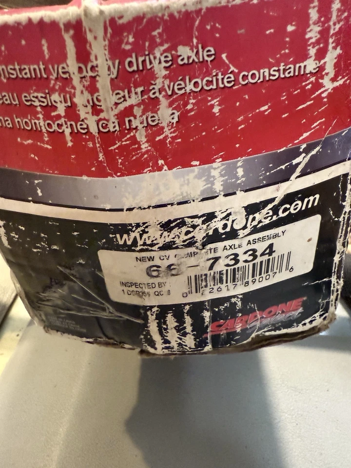 Conjunto de eje delantero derecho CARDONE 66-7334 CV nuevo se adapta a Volkswagen 1K0 4 2005-2018 Foto 2 de 4