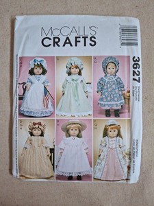 McCall's Pattern M3627 18" Doll Clothes by Spotlight