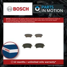 Brake Pads Set fits AUDI A4 Allroad B8 Rear 2.0 2.0D 3.0D 09 to 16 Genuine Bosch