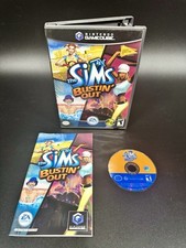 The Sims Bustin' Out (Nintendo GameCube, 2003) CIB Complete Very Clean !