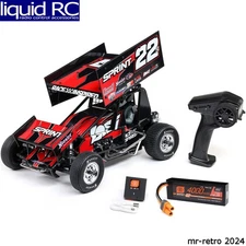 Losi -2359 22S Sprint RTR with Battery and Charger Red: 1/10 2WD