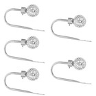  5 Pieces Vorhanghalter Vorhanghaken Vorhanghalterhaken Vorhangsteuerhaken
