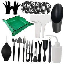  30PCS/Set Mini Garden Hand Transplanting Succulent Tools Set, 19.7" Thickened 