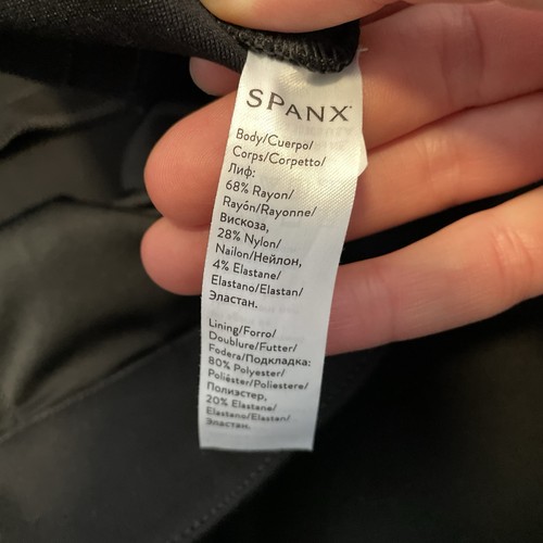 Pantalones Spanx para mujer XL negros The Perfect costura trasera al tobillo ajustados tiro alto 20251R - Imagen 6 de 9