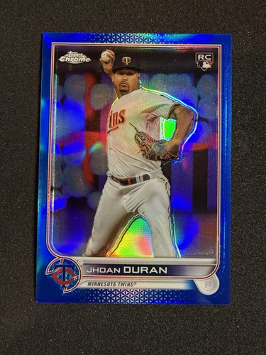 2022 Topps Chrome Update Jhoan Duran Rookie Blue Refractor #133/199 USC34