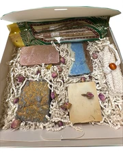 Natural Handmade Olive Oil Soap (4 bars) & Miswak (Natural Toothbrush) Gift Box