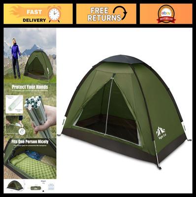 Lightweight Waterproof Backpacking Tent for 1-2 Persons, Easy Setup Camping Hiki