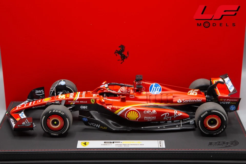 1:18 Ferrari F1 SF-24 Winner Monaco GP 2024 C. Leclerc - BBR - Immagine 2 di 4