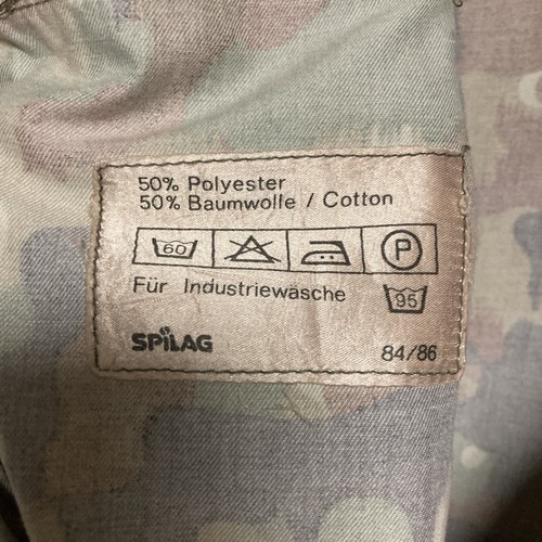 Giacca mimetica militare svizzera bandiera alpina combattimento campo camicia blusa vintage M83 - Foto 6 di 7