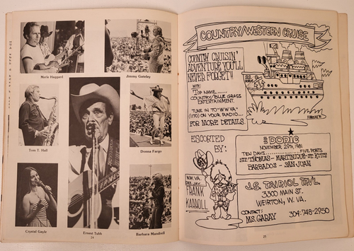 1981 Jamboree in the Hills Country Music Festival Wheeling WV. Programmmagazin - Bild 11 von 16