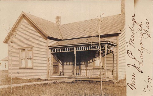 Ladysmith Wisconsin Madison Residence Real Photo Vintage Postcard AA106301