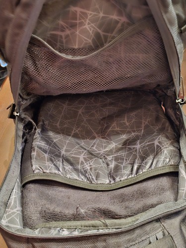 Sprayground Backpack Nylon Weave Front Black - SOME DAMAGE, SEE PHOTOS - Picture 6 of 13