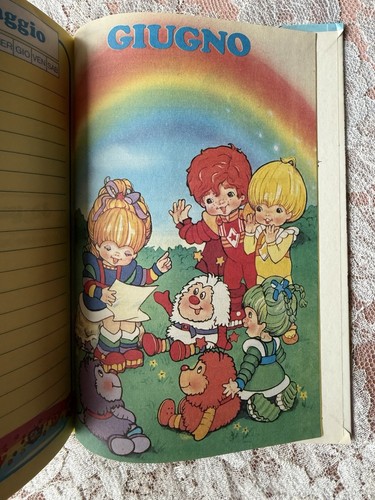 Sehr seltenes 1986 RAINBOW BRITE IRIDELLA Vintage Tagebuch Typ A | Brandneu - Bild 17 von 20