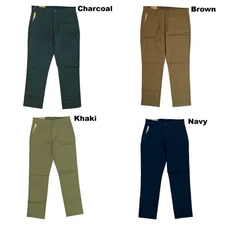 Weatherproof Men's Flex Waist Stretch Fabric 6 Pocket Commuter Utility Pant