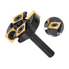 High Speed Carbide Insert Router Bit with Anti Vibration Four Blade Design