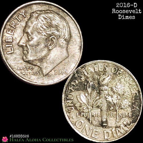 💠🪙💠2016-D Roosevelt Dime ~ IMPROPERLY ANNEALED PLANCHET ERROR - Picture 1 of 5