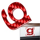 "g" Window Door Wall Car Badge Emblem Lowercase Alphabet Letter Decals Stickers