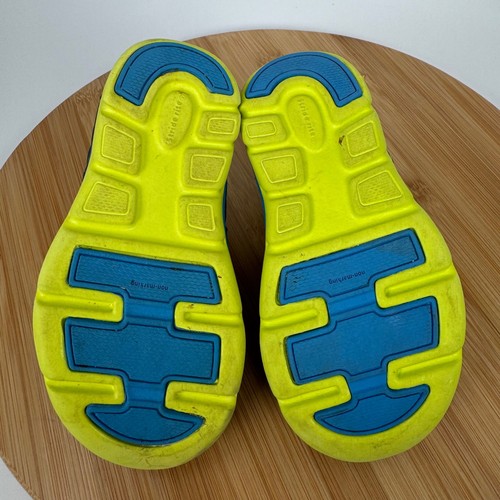 Stride Rite Kids Gray Neon Blue Made2Play Phibian Water Shoes Toddler Size 8 - Picture 8 of 11