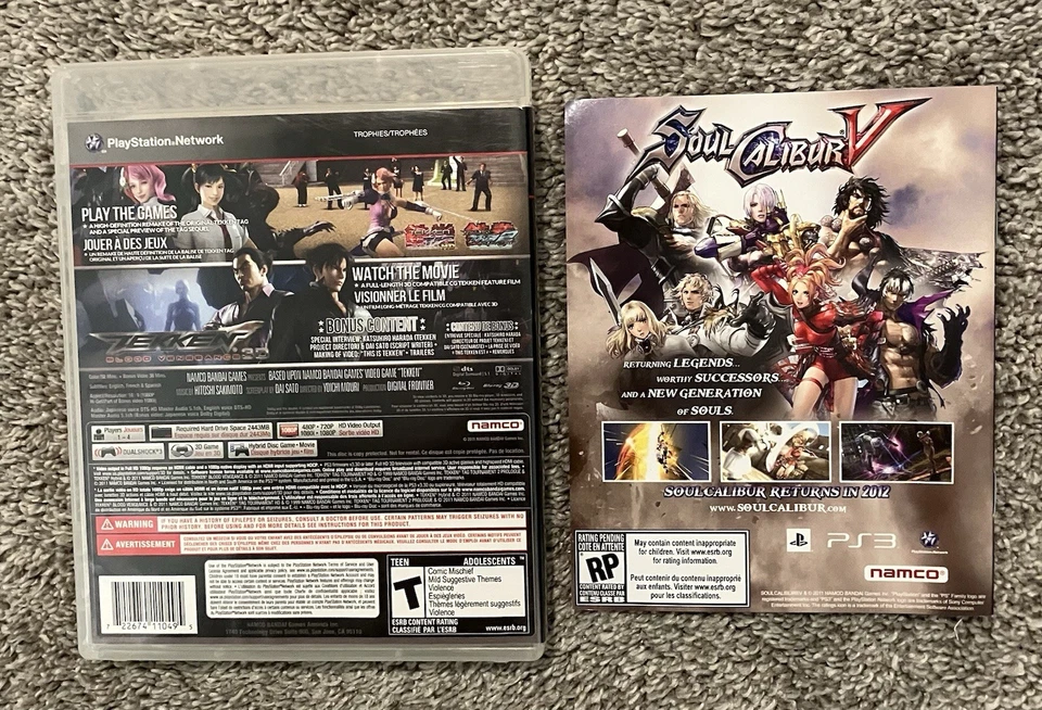 Tekken Hybrid (Sony PlayStation 3) PS3 Complete Clean Tested Next Day Ship - Image 3 of 4