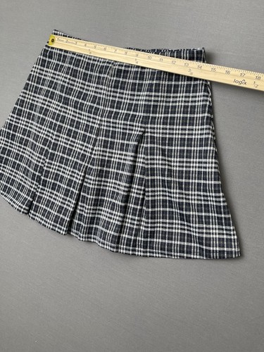 Art Class Girl's Size XXL 16/18 Mini Slip Skirt Black White Blue - Picture 11 of 12