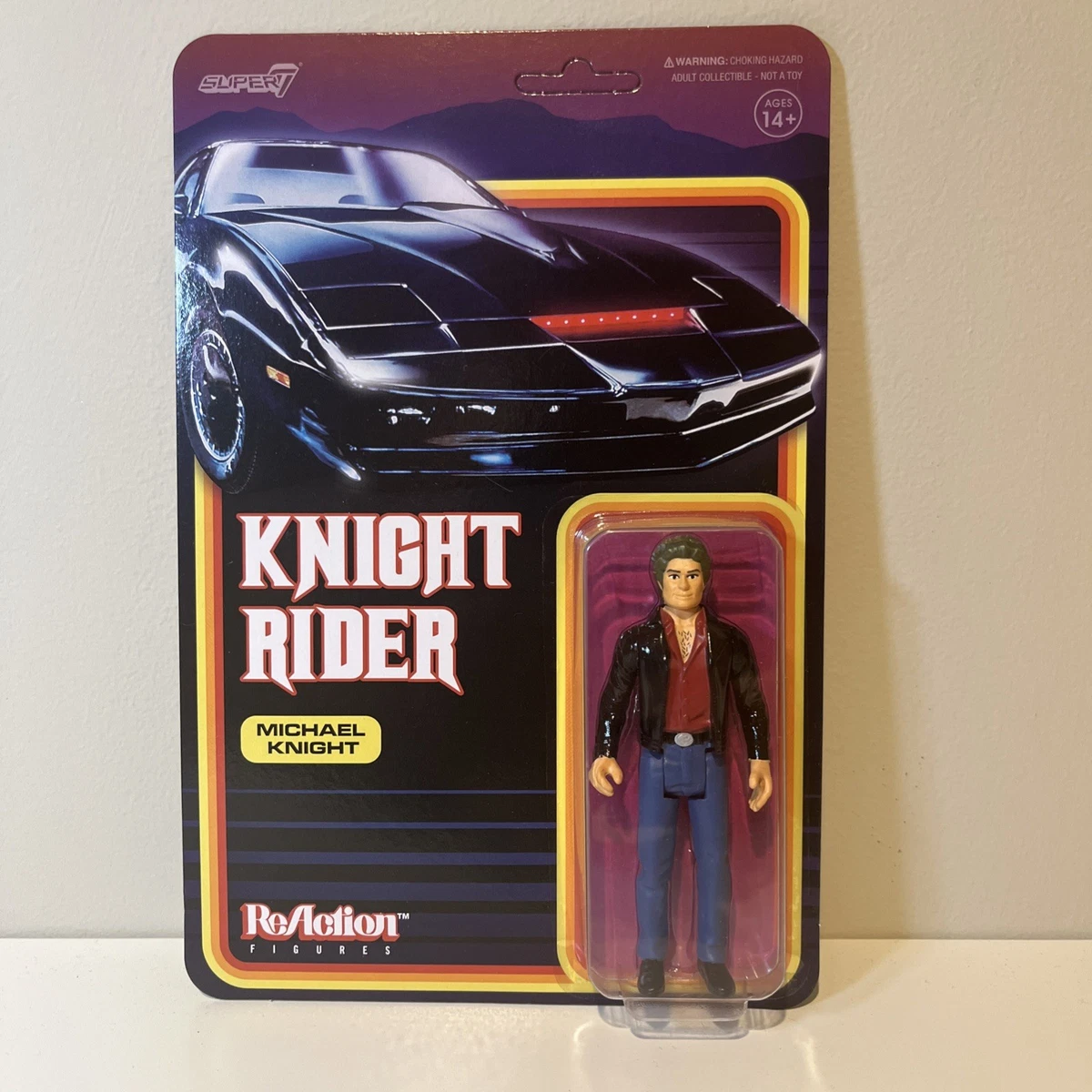 SUPER７ReAction ナイトライダー マイケル・ナイト Michael Knight Rider TV, Movie & Video Games Action Figures for